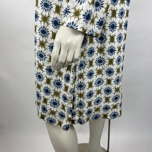 Bryn Walker Linen Risa Tunic Women S EUC $222 Slit Long Sleeve Lagenlook Dress - Picture 9 of 16